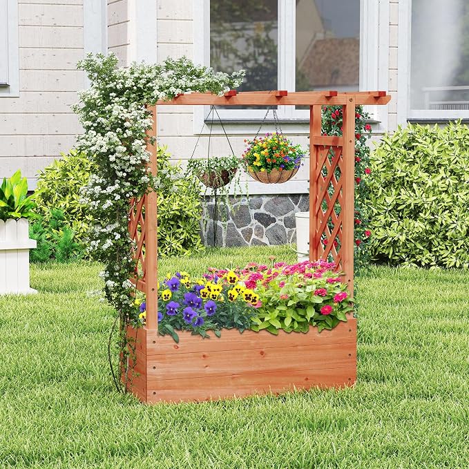 Giantex Set of 2 Raised Garden Bed - Image 8