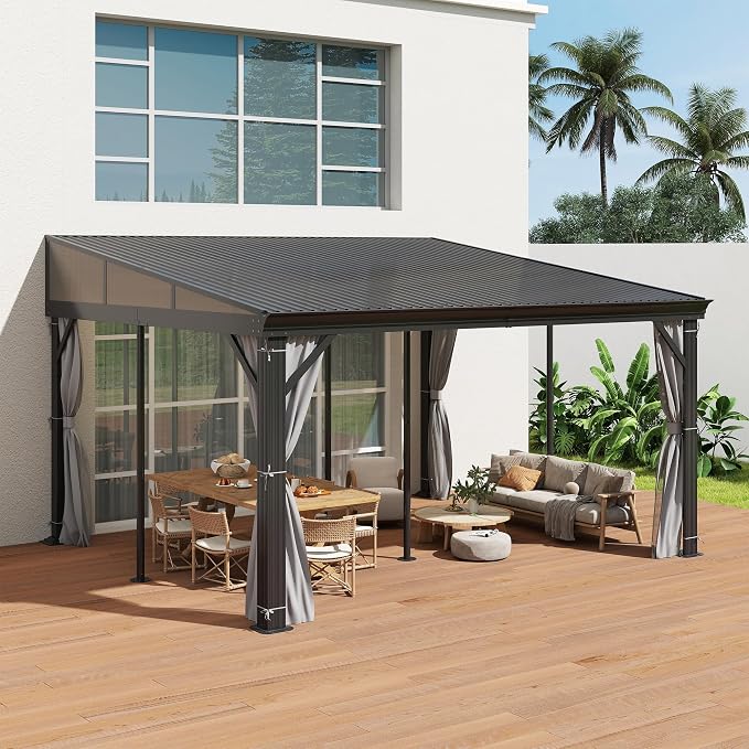 COVERONICS 12' X 14' Outdoor Lean to Gazebo - Image 8