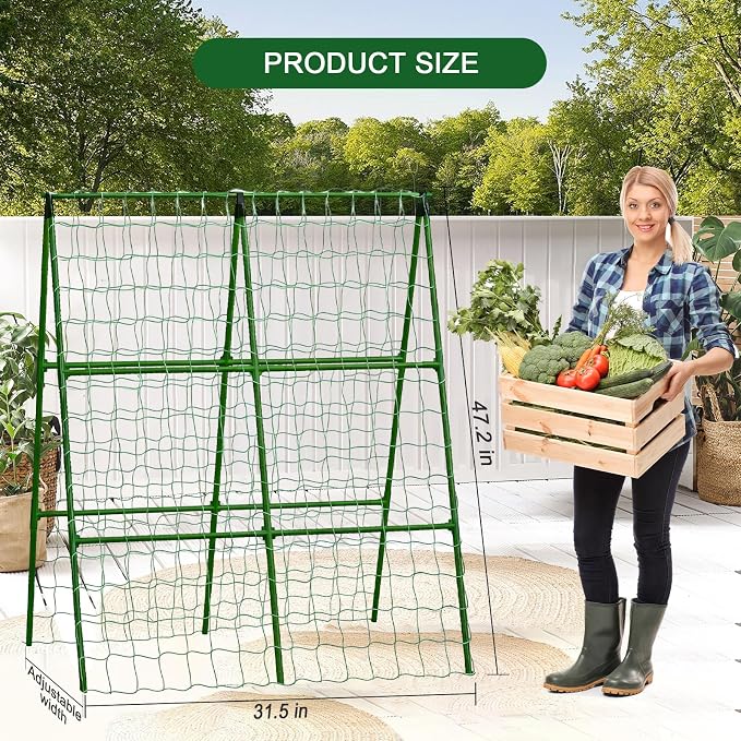 2-Pack A-Frame Cucumber Trellis - Image 3