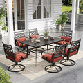 Sophia and William Swivel Patio Dining Set by SophiaWilliam