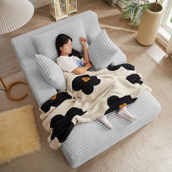 ODUWA Oversized Chaise Lounge Chair Indoor, Sofa Bed - Image 6