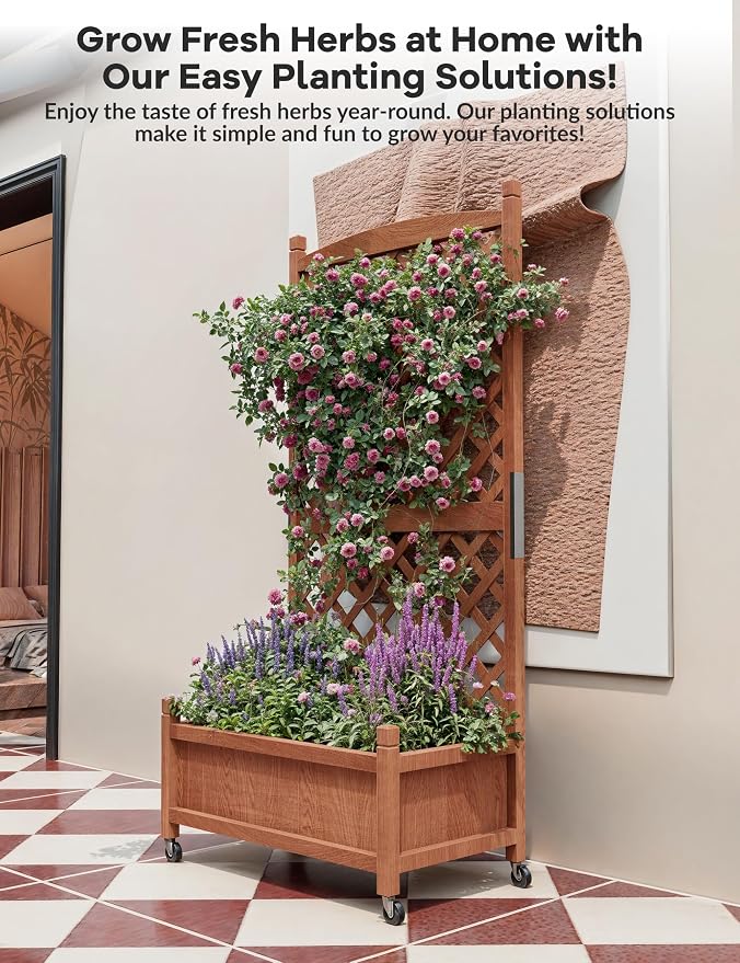 GarveeLife 1PC Wood Planter Box - Image 4