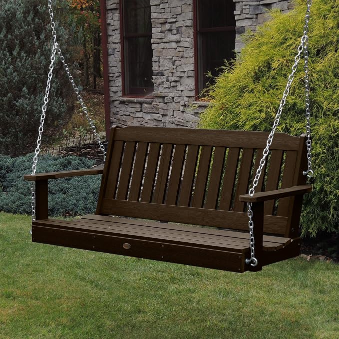 Highwood AD-PORL1-ACE Lehigh Porch Swing, 5 Feet, Weathered Acorn - Image 2