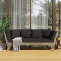Merax Outdoor Patio Daybed Sofa, 3-Seat Sofa by Merax