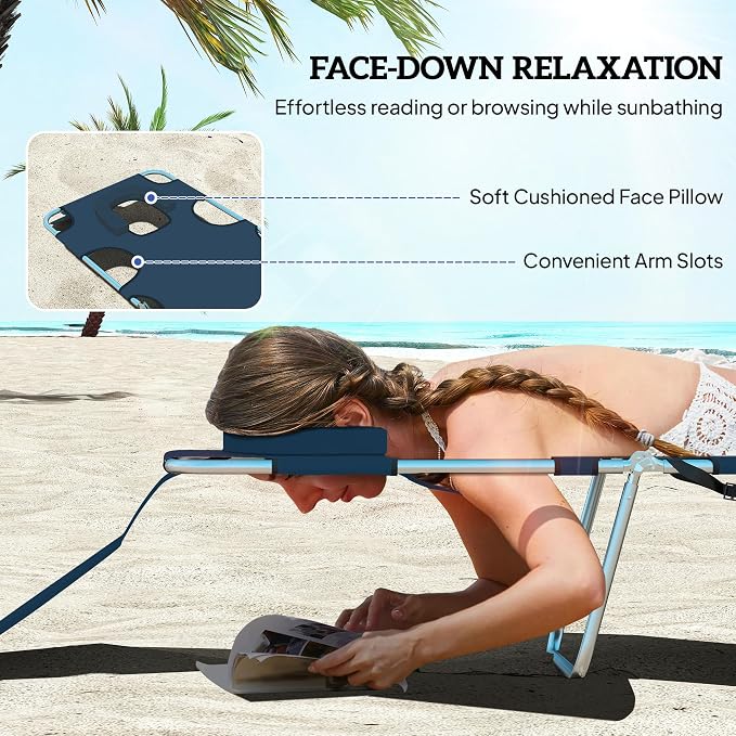 Outsunny Chaise Lounge Chair Outdoor - Image 5