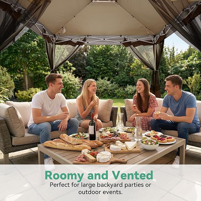 COBIZI 13x13 FT Pop up Gazebo on Clearance - Image 2