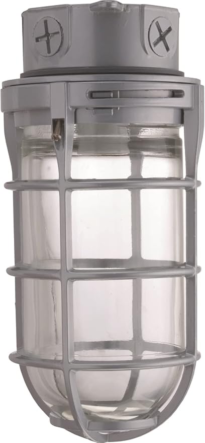 Lithonia Lighting Jelly Jar Light Fixture, Incandescent Utility Vapor Tight - Image 5