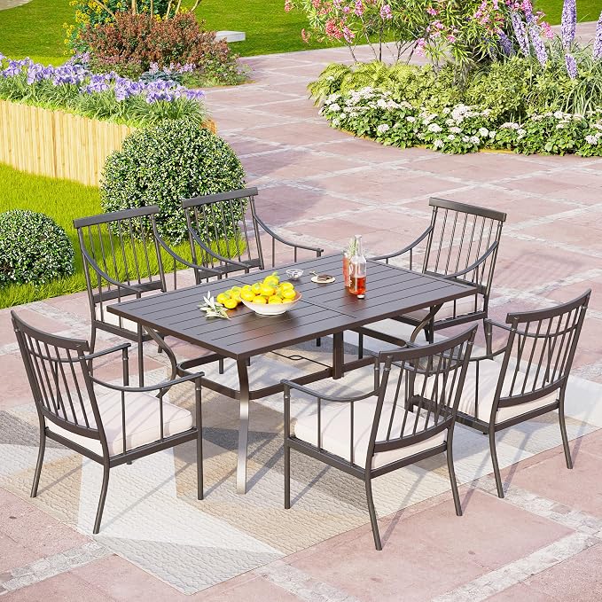 PHI VILLA 7 Piece Outdoor Dining Set - Image 7