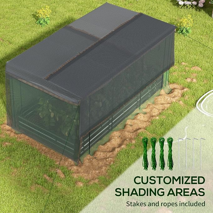 Outsunny 7.3 x 3.4 x 1 ft Galvanized Raised Garden Bed - Image 4