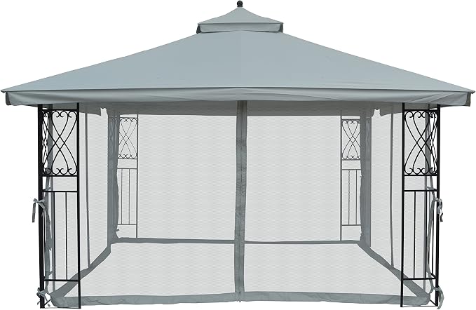Universal 10' x 12' Gazebo Replacement Mosquito Netting - Image 3