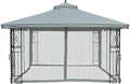 Universal 10' x 12' Gazebo Replacement Mosquito Netting by APEXGARDEN