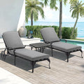 Chaise Lounge Chair Outdoor- Patio Pool Chairs Tanning Lounges by Villeston