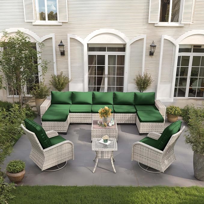11-Piece Outdoor Patio Furniture Set by MuphyersPatioFurniture