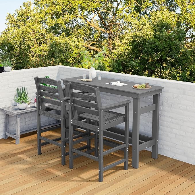 SERWALL 41" Outdoor Bar Table - Image 8