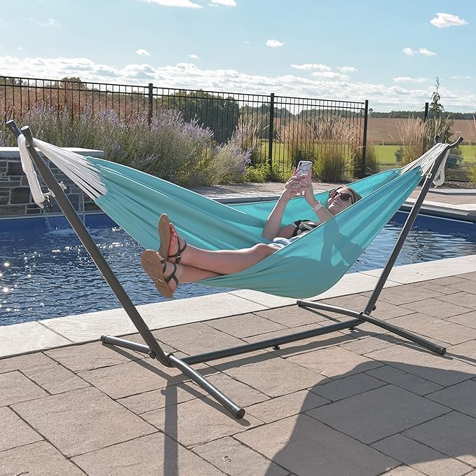 Vivere Double Cotton Hammock - Image 3