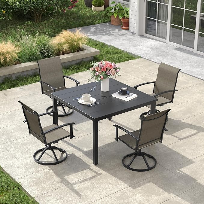 VICLLAX Square Patio Dining Table - Image 6