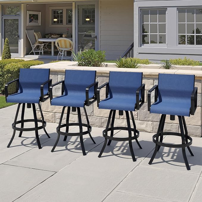 Crestlive Products Outdoor Swivel Bar Stools - Image 8
