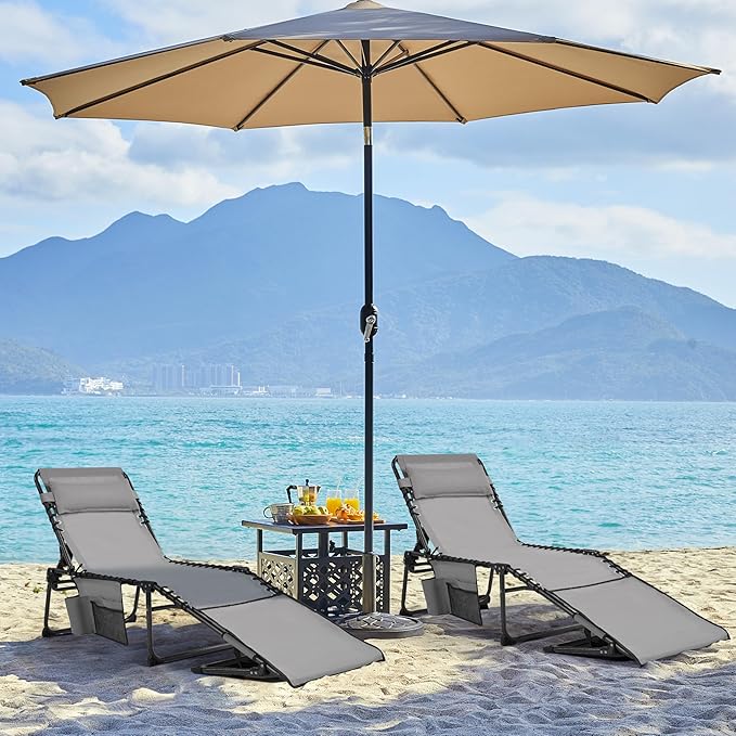 Yaheetech 22.4" Tanning Chair - Image 2