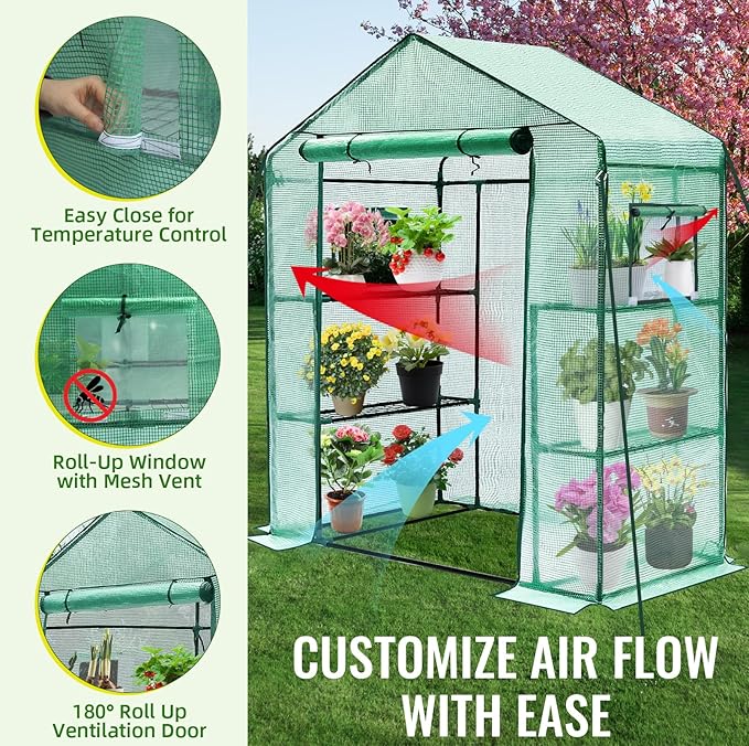 Greengro Greenhouse, Small Plant Green House - Image 2