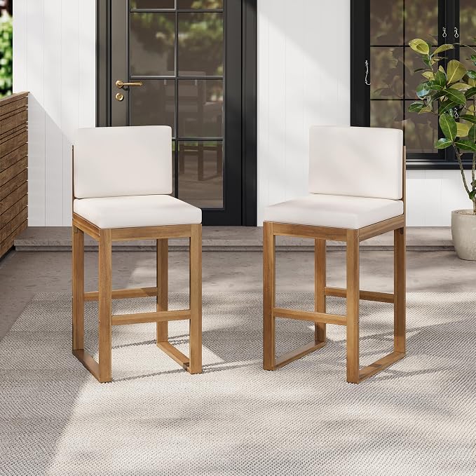 Christopher Knight Home Gree Outdoor Counter Height Bar Stools Set of 2 by ChristopherKnightHome