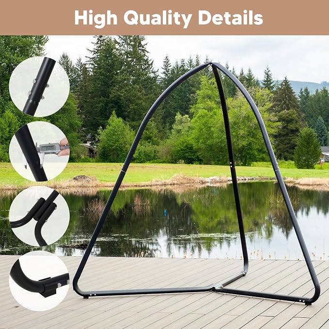 SUNCREAT Tripod Hanging Chair Stand – 400lbs Capacity, Heavy Duty Steel - Image 7