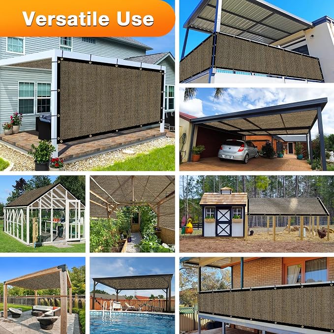 Artpuch Outdoor Pergola Shade Cover 18x18 FT Sun Shade Cloth - Image 6