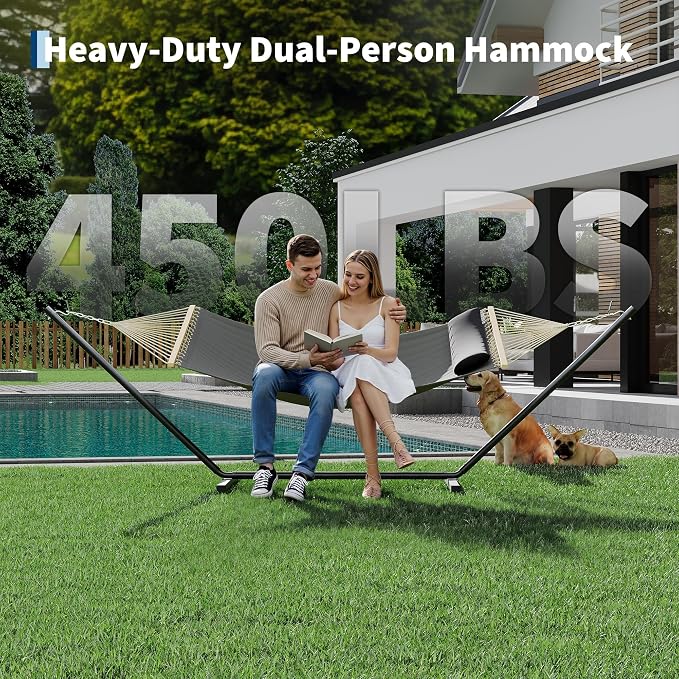 Double Hammock with Stand - Image 4