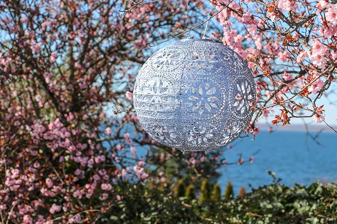 Allsop Home & Garden Soji Stella Boho Outdoor Weatherproof Tyvek® Hanging Solar - Image 6