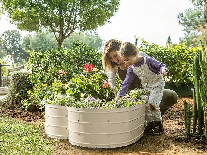 Plant & Plot Galvanized Raised Garden Beds Outdoor // Planter Raised Beds - Image 2