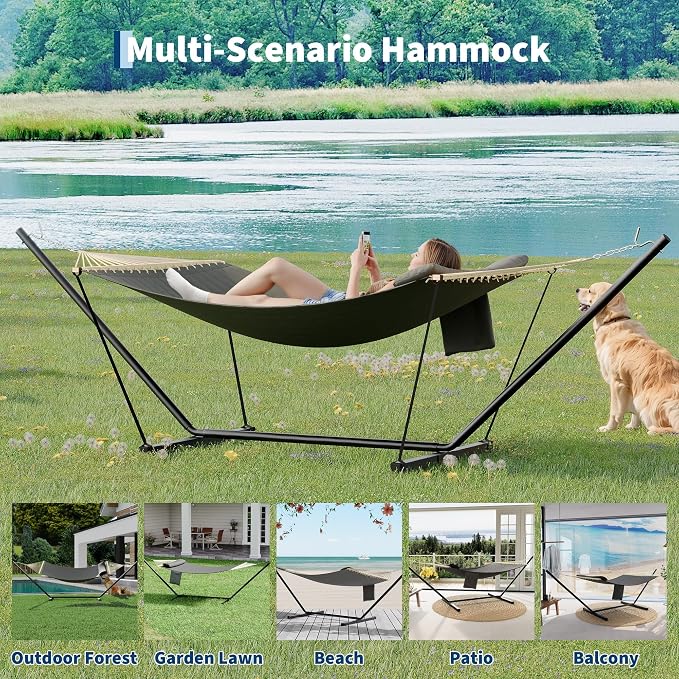 Double Hammock with Stand - Image 7