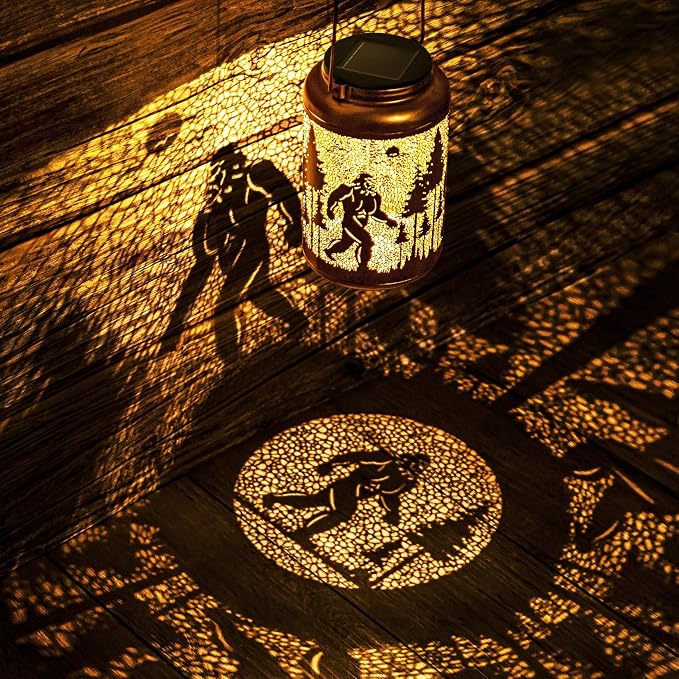 Solar Lanterns Outdoor, Big Foot Gifts by ChristmasDecorations