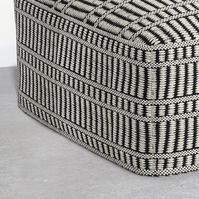SIMPLIHOME Safford Square Pouf - Image 7