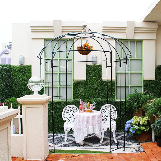 Garden Arches Arbors Birdcage Shape, Metal Pergola Pavilion Gazebo Enduring - Image 2
