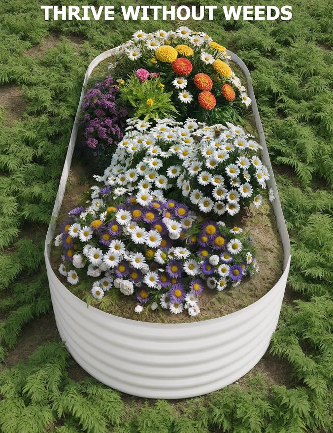 GarveeLife 8x4x1.5 ft Galvanized Raised Garden Bed - Image 7