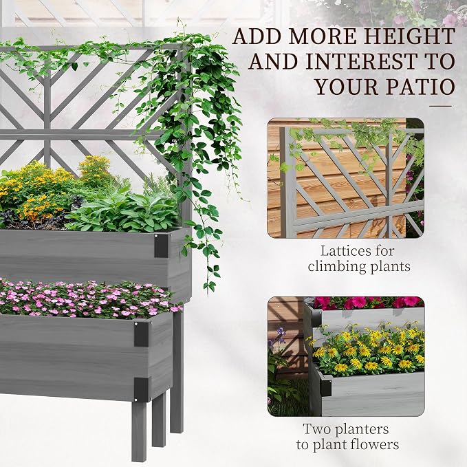 Outsunny Raised Garden Bed - Image 3