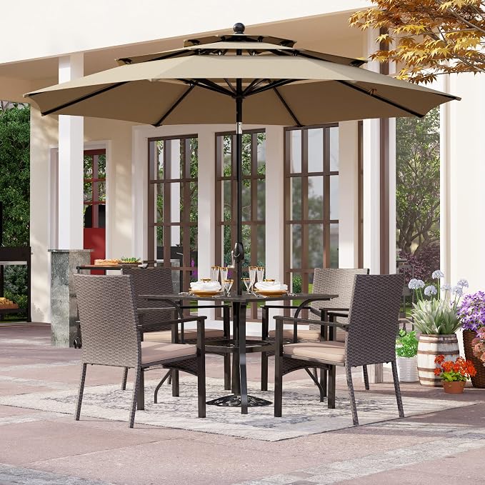 PHI VILLA 5 Pieces Outdoor Dining Set - Image 6