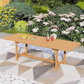PHI VILLA Outdoor Acacia Wood Dining Table by PHIVILLAThepioneerofcomfortablehouseholdsupplies