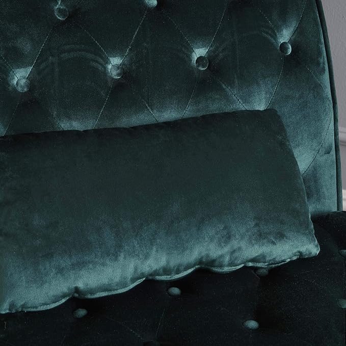 Christopher Knight Home Rafaela Modern Glam Tufted Velvet Chaise Lounge - Image 6
