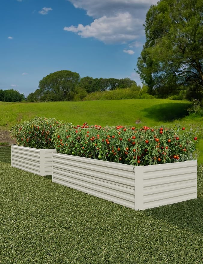 GarveeLife 2pcs 8x4x2 ft Galvanized Raised Garden Bed, Rust-Resistant Raised - Image 9