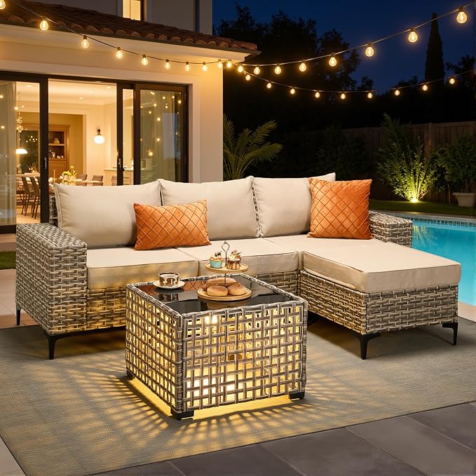 HOOOWOOO Outdoor Sectional Furniture Set by DesignforBetterLife