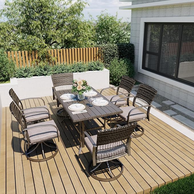 Pamapic 7 Piece Patio Dining Set - Image 2