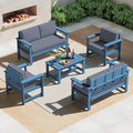 SERWALL 5 Pieces HDPE Outdoor Sofa Set by SERWALL