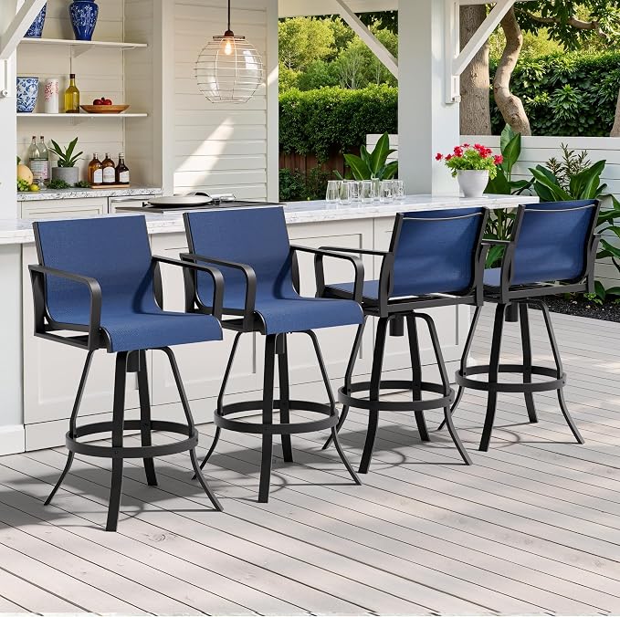 Crestlive Products Outdoor Swivel Bar Stools - Image 9