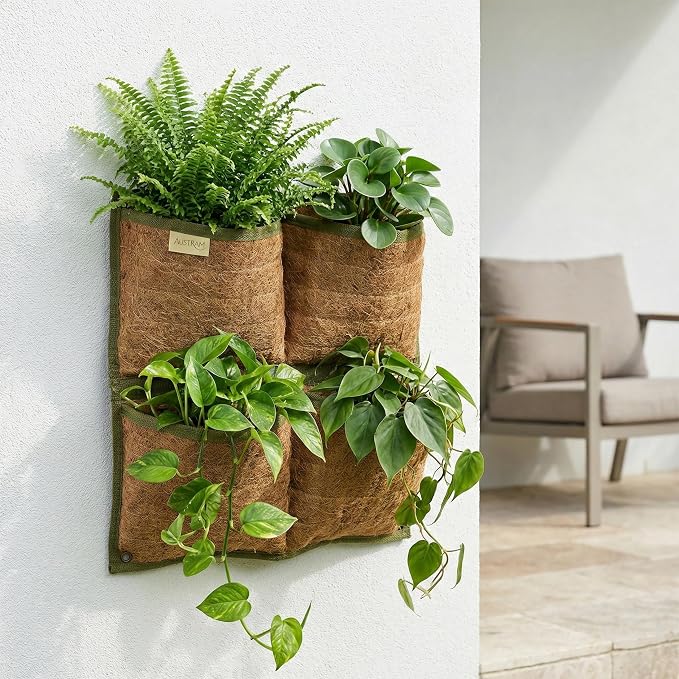Vertical Garden Planter, 4 Pocket, Vertical Planter, wall planters - Image 6