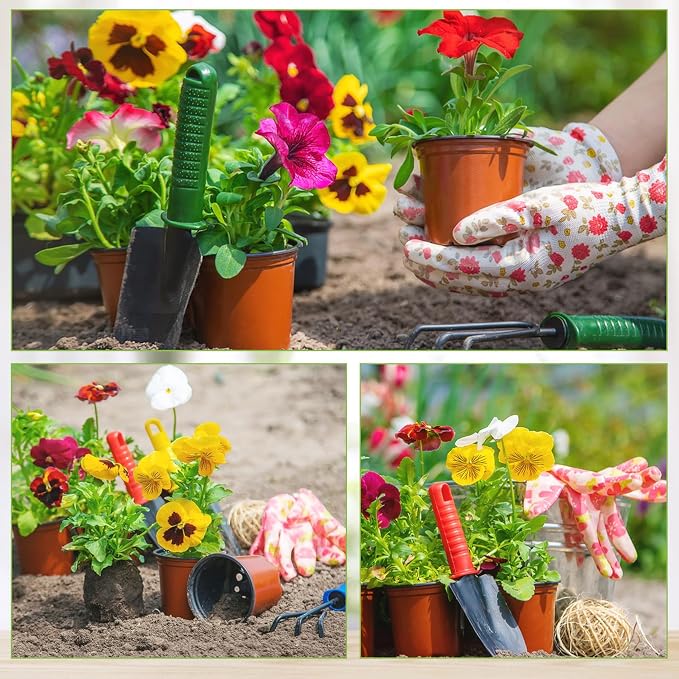 Plant Nursery Pot/Pots 200 Pcs 4" Plastic Small Plants Pots Flower Pots Seed - Image 7