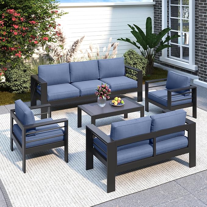 Solaste Aluminum Patio Furniture Set - Image 3