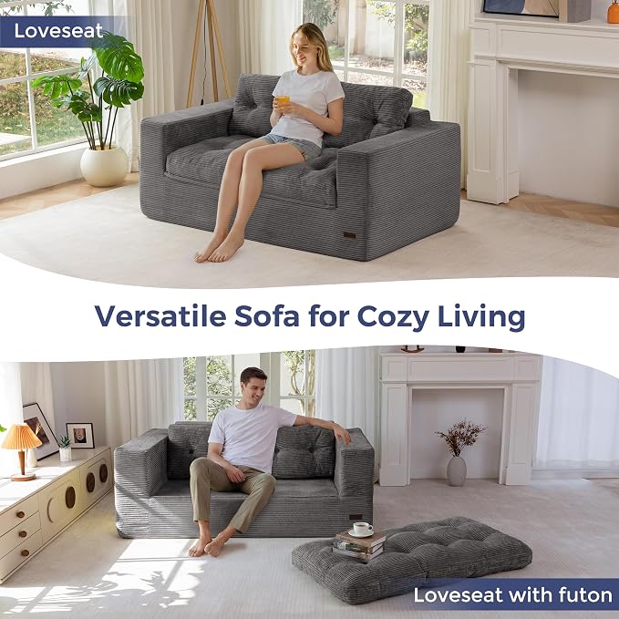 MAXYOYO 63" Loveseat Sofa Couch - Image 3