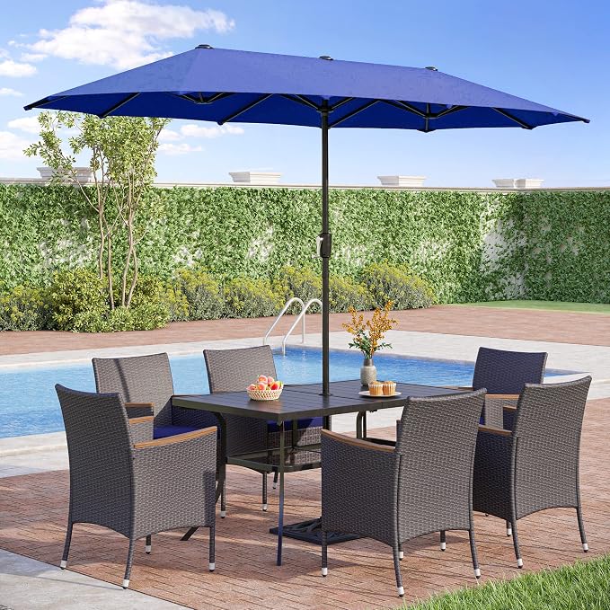 PHI VILLA 8-Piece Patio Dining Set - Image 6