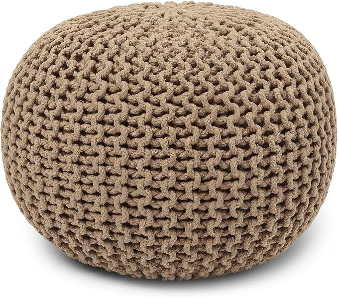 REDEARTH · Round Pouf Ottoman - Image 5