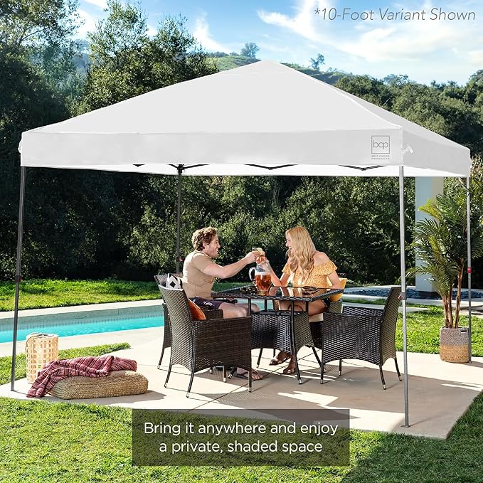 Best Choice Products 8x8ft Pop Up Canopy Tent, Outdoor Shade, 1 Person 1 Minute - Image 6
